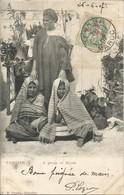 (MAROC) - TANGIER - A GROUP OF MOORS - 1907 - Afrique