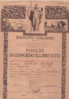 15 5 1962  FOGLIO DI CONGEDO ILLIMITATO  (vedi Scan) - Documents