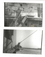 Photographie , BATEAU,  PAQUEBOT MEDIE II,  Compagnie PAQUET ,  155 X 95 Mm,  LOT DE 2 PHOTOGRAPHIES - Schiffe