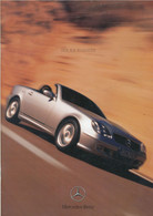 CATALOGUE VOITURE MERCEDES DER SLK ROADSTER - Voitures