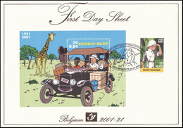 FDS - 3048 + BL93° - Tintin/Kuifje/Tim/Tintin - Milou/Bobbie/Struppi/Snowy - Tintin Au / Kuifje In - Congo - 2001-21 - 1999-2010