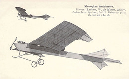 TRANSPORT - AVION - MONOPLAN Antoinette - Carte Postale Ancienne - ....-1914: Precursori