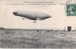 TRANSPORT - AVION - Le Ballon Dirigeable LA REPUBLIQUE - Carte Postale Ancienne - Dirigibili