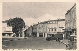 Nérac * Cours Romas Et Avenue Mondenard * Café LAFAYETTE * Commerces Magasins - Nerac