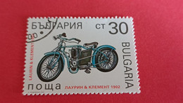 BULGARIE - BULGARIA - Timbre 1992 : Motos - Moto Laurin Et Klément De 1902 - Gebraucht