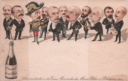 PUBLICITE - Christal Mont Pilat - Pélussin - Caricature Politique - Satirique - Carte Postale Ancienne - - Advertising
