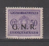 R.S.I.:  1944  TASSE  G.N.R. -  50 C. VIOLETTO  N. -  SASS. 53 - Postage Due