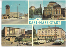 BR3421 Germania DDR Gruss Aus Karl Marx Stadt Viaggiata 1969 Verso Roma - Chemnitz (Karl-Marx-Stadt 1953-1990)