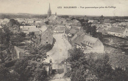 D 59 - SOLESMES - Vue Panoramique Prise Du Collège - Non Voyagée - Photo Delsart - Solesmes