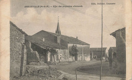Ansauville * Rue Du Village * Effet De Projectiles Allemands * Ww1 Bombardement - Autres & Non Classés