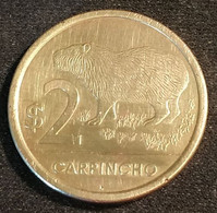 URUGUAY - 2 PESOS 2011 - CARPINCHO - KM 136 - Uruguay