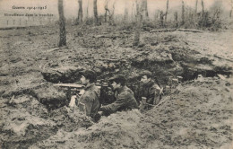 Militaria * Mitrailleuse Dans La Tranché * Guerre 1914 1915 * Ww1 * Armement - Weltkrieg 1914-18