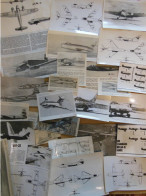 Lot De 61g De Coupures De Presse Et Photos De Divers Aéronefs Soviétiques Yakovlev - Aviazione