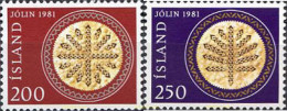 101324 MNH ISLANDIA 1981 NAVIDAD. GALLETAS ISLANDESAS DE NAVIDAD - Lots & Serien