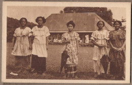 CPSM ILES SAMOA - Jeunes Elèves Des Soeurs D' Apia - TB GROS PLAN Jeunes Femmes - Samoa