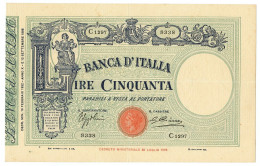 50 LIRE BARBETTI GRANDE L MATRICE LATERALE TESTINA FASCIO 18/02/1932 BB/SPL - Regno D'Italia – Other