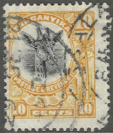 Tanganyika. 1925 Giraffe. New Colours. 10c Used. SG 90 - Tanganyika (...-1932)