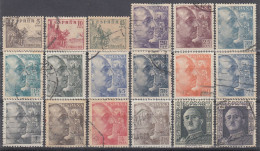 ESPAÑA 1949-1953 Nº 1044/1061 USADO RF.03 - Used Stamps