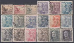 ESPAÑA 1949-1953 Nº 1044/1061 USADO RF.04 - Used Stamps