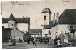 Saint-Cyr 37 - Place De L'église - édit. Vve Bonnin - Saint-Cyr-sur-Loire