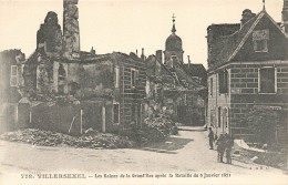 Villersexel * Les Ruines De La Grand Rue , Après La Bataille Du 9 Janvier 1871 * Bombardements - Villersexel