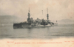 Bateau * Le Cuirassé D'escadre LE CHARLES MARTEL * Marine Militaire Française * Militaria - Warships