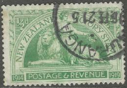 New Zealand. 1920 Victory. ½d Used. SG 453 - Usados