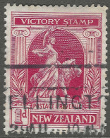 New Zealand. 1920 Victory. 1d Used. SG 454 - Gebraucht