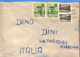 Lettre : Romania To Italy Singer DINO L00089 - Covers & Documents