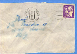 Lettre : Romania To Italy Singer DINO L00090 - Cartas & Documentos