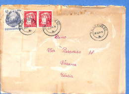 Lettre : Romania To Italy Singer DINO L00094 - Lettres & Documents