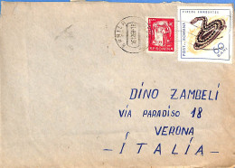 Lettre : Romania To Italy Singer DINO L00103 - Cartas & Documentos