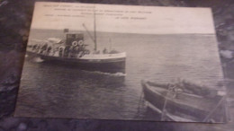 33  CAP FERRET ARRIVEE DU COURRIER  DU CAP BATEAU VENANT D ARCACHON  1914 - Sonstige & Ohne Zuordnung