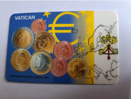 GREAT BRITAIN   20 UNITS   / EURO COINS/ VATICAN       PHONECARD   (date 12/ 2002)  PREPAID CARD / MINT      **12917** - [10] Collections