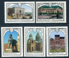 SOVIET UNION 1978 Armenian Architecture MNH / **.  Michel 4768-72 - Unused Stamps