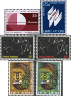 UN - NEW York 309-310,311-312,313-314 (complete Issue) Unmounted Mint / Never Hinged 1977 Postal Delivery, Racism, IAEA - Ungebraucht