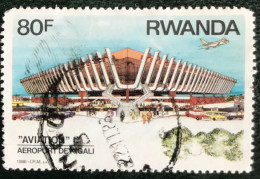 Rwanda - République Rwandaise - 15/48 - (°)used - 1986 - Michel 1201 - Aviation - Oblitérés