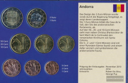 Andorra Stgl./unzirkuliert Kursmünzensatz Mixed Vintages Stgl./unzirkuliert Ab 2014 Euro Komplettausgabe - Andorre