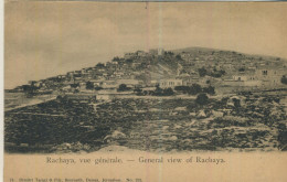 Rachaya - Vue Générale  - Von 1906 (59437) - Lebanon