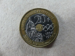 Pièce France 20 Francs 1994 Coubertin - 20 Francs