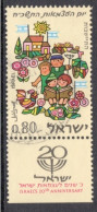 Israel 1968 Single Stamp From The Set Celebrating 20 Years Independence In Fine Used With Tab - Used Stamps (with Tabs)