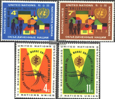 UN - New York 114-115,116-117 (complete Issue) Unmounted Mint / Never Hinged 1962 Special Stamps - Neufs