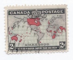 17164) Canada 1898 Map Christmas - Used Stamps