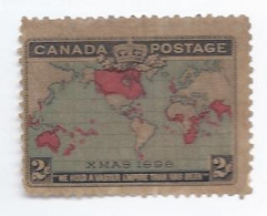 17165) Canada 1898 Map Christmas - Used Stamps