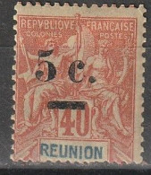 Réunion N° 52c *  Sans Accent Sur Le E De REUNION - Neufs