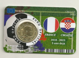 COINCARD 50 CTS BELGIQUE 2019 FRANCE-CROATIE. - Belgio