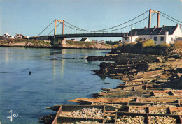 Pont Lorois , étel Belz * La Rivière Et Les Parcs à Huites * Ostréiculture * Pont - Etel