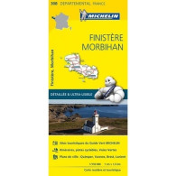 Carte Départemental Michelin Finistère Morbihan De Collectif (2015) - Palour Games