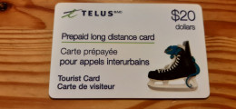 Prepaid Phonecard Canada, Telus - Ice Skating - Canada