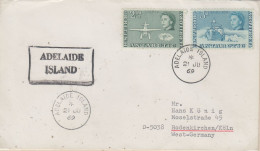 British Antarctic Territorry (BAT) 1969 Adelaide Island  Ca Adelaide Island 21 JUL 1969 (HA153B) - Covers & Documents